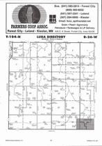 Lura Township, Easton, Directory Map, Faribault County 2006